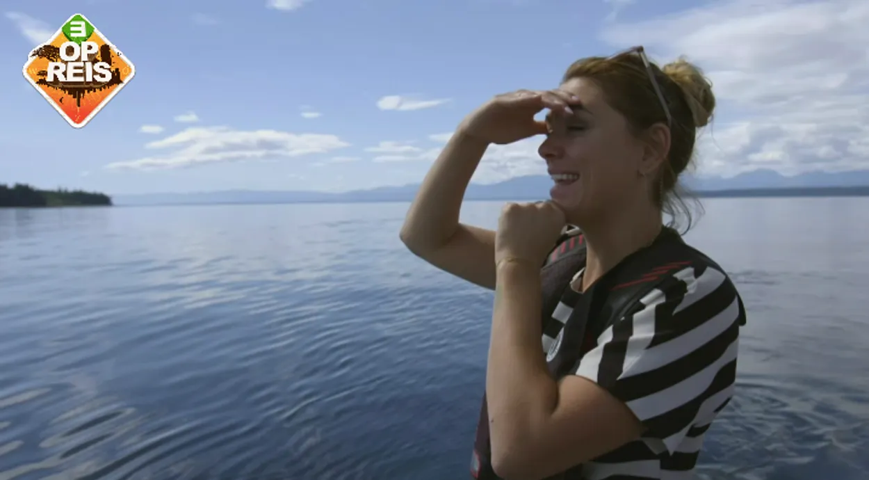 Evi spot wilde orka's in Vancouver Island 3 op Reis BNNVARA